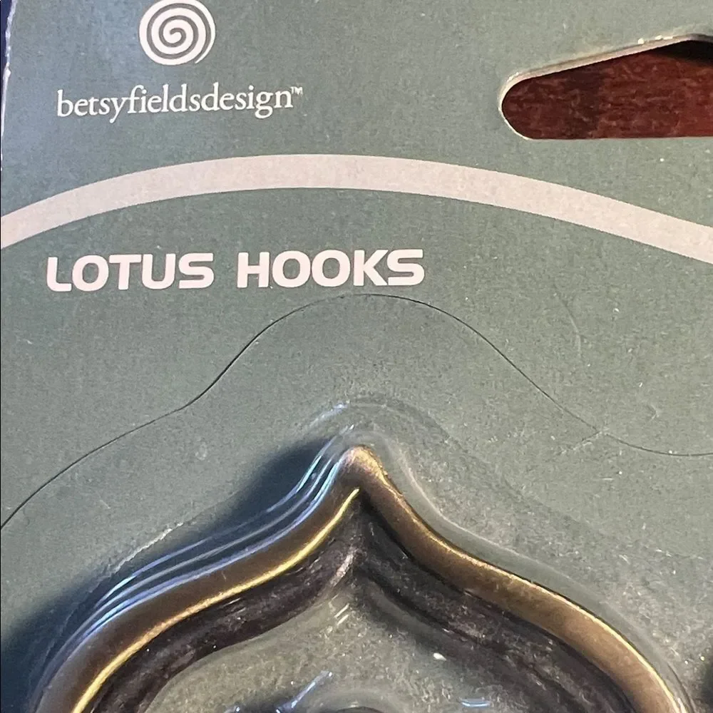 Antique Bronze Lotus Hooks